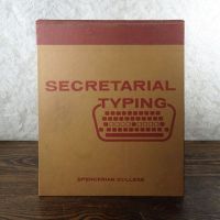 1957 Spencerian College Secretarial Typing Textbook: Front - Click to enlarge