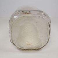 Land O Lakes buttermilk 1950 vintage clear glass quart dairy bottle. Cardboard cap: Bottom - Click to enlarge