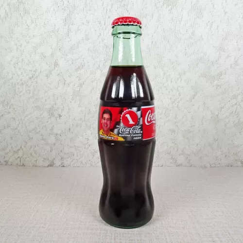 Steve Park Nascar No. 1 Coca Cola Racing Family 1999 full 8 oz Coke Classic Bottle: Front