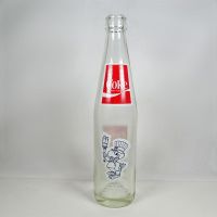 Commerative 1984 Los Angeles Olympics XX111 Empty 10 oz Coca Cola Bottle with Sam the Eagle: Back - Click to enlarge