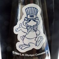 Commerative 1984 Los Angeles Olympics XX111 Empty 10 oz Coca Cola Bottle with Sam the Eagle: Sam the Eagle - Click to enlarge