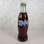 U of K Wildcats Always Jammin’ vintage 8 oz. full Coca Cola Classic Coke bottle: Front