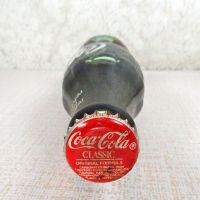 Beaumont Texas vintage 6-1/2 oz full Coke bottle. White painted graphics. Red Coca Cola Classic cap: Top - Click to enlarge