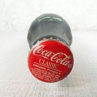 Corsicana Texas vintage 6-1/2 oz full Coke bottle. White painted graphics. Red Coca Cola Classic cap: Top - Click to enlarge