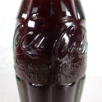 El Paso Texas vintage 6 oz full hobbleskirt Coke bottle with red Coca Cola Classic cap: Contents - Click to enlarge