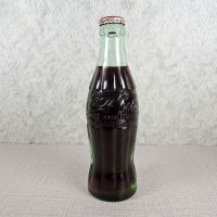 Salt Lake City Utah vintage 6 oz full hobbleskirt Coke bottle with red Coca Cola Classic cap: Back - Click to enlarge