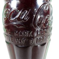 Salt Lake City Utah vintage 6 oz full hobbleskirt Coke bottle with red Coca Cola Classic cap: patD - Click to enlarge