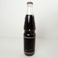 1978 Diet Rite Cola vintage 16 oz. full soda bottle with paper label: Back - Click to enlarge