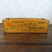 Cudahy’s American Cheese 5 lb. Vintage Wood Box: Back - Click to enlarge