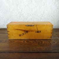 Cudahy’s American Cheese 5 lb. Vintage Wood Box: Bottom - Click to enlarge