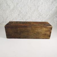 Vintage Kraft american pasteurized process cheese 5 lb. vintage wood box. Rustic decor: Bottom - Click to enlarge