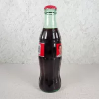 Kenny Irwin Nascar No. 28 Coca Cola Racing Family 1999 full 8 oz Coke Classic Bottle: Side - Click to enlarge
