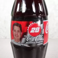 Kenny Irwin Nascar No. 28 Coca Cola Racing Family 1999 full 8 oz Coke Classic Bottle: Image - Click to enlarge