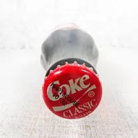 Bobby Labonte Nascar No. 18 Coca Cola Racing Family 1999 full 8 oz Coke Classic Bottle: Cap - Click to enlarge