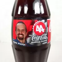 Kyle Petty Nascar No. 44 Coca Cola Racing Family 1999 full 8 oz Coke Classic Bottle: Image - Click to enlarge