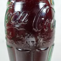 Dallas Texas vintage 6 oz full hobbleskirt Coke bottle with Red Coca Cola Classic cap: Contents - Click to enlarge